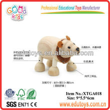 Wooden 3D Models Toys - Polar Bear Toy